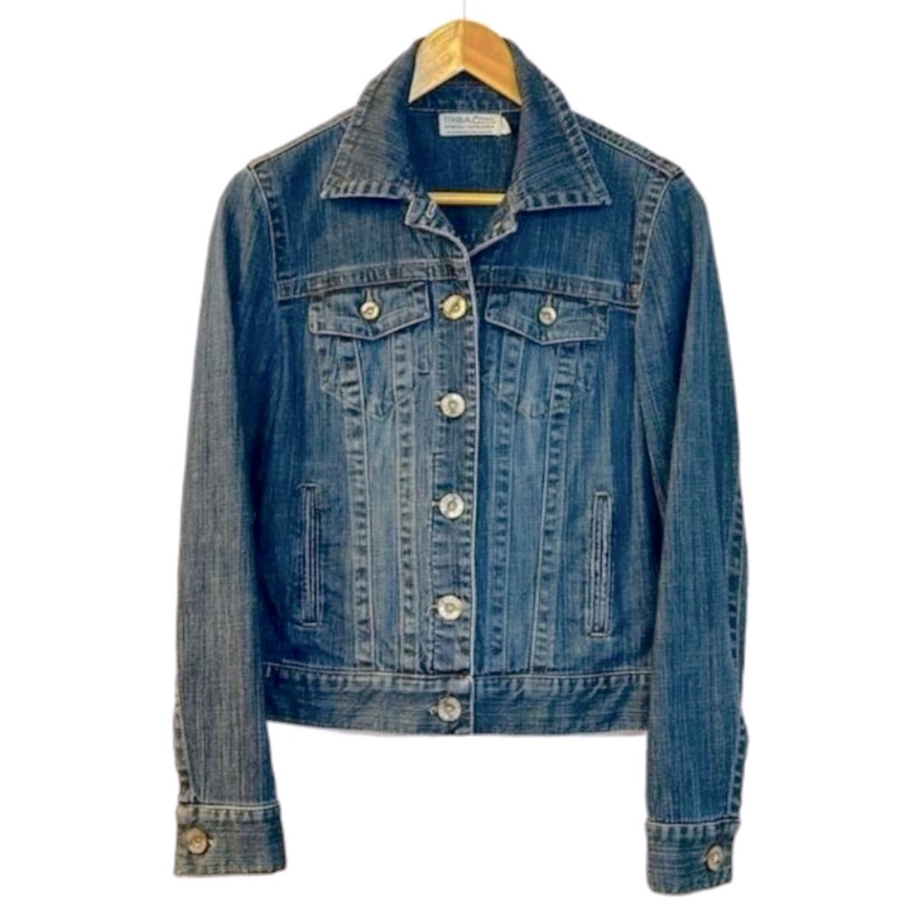 Tribal Denim Jean Jacket Women’s Size 2